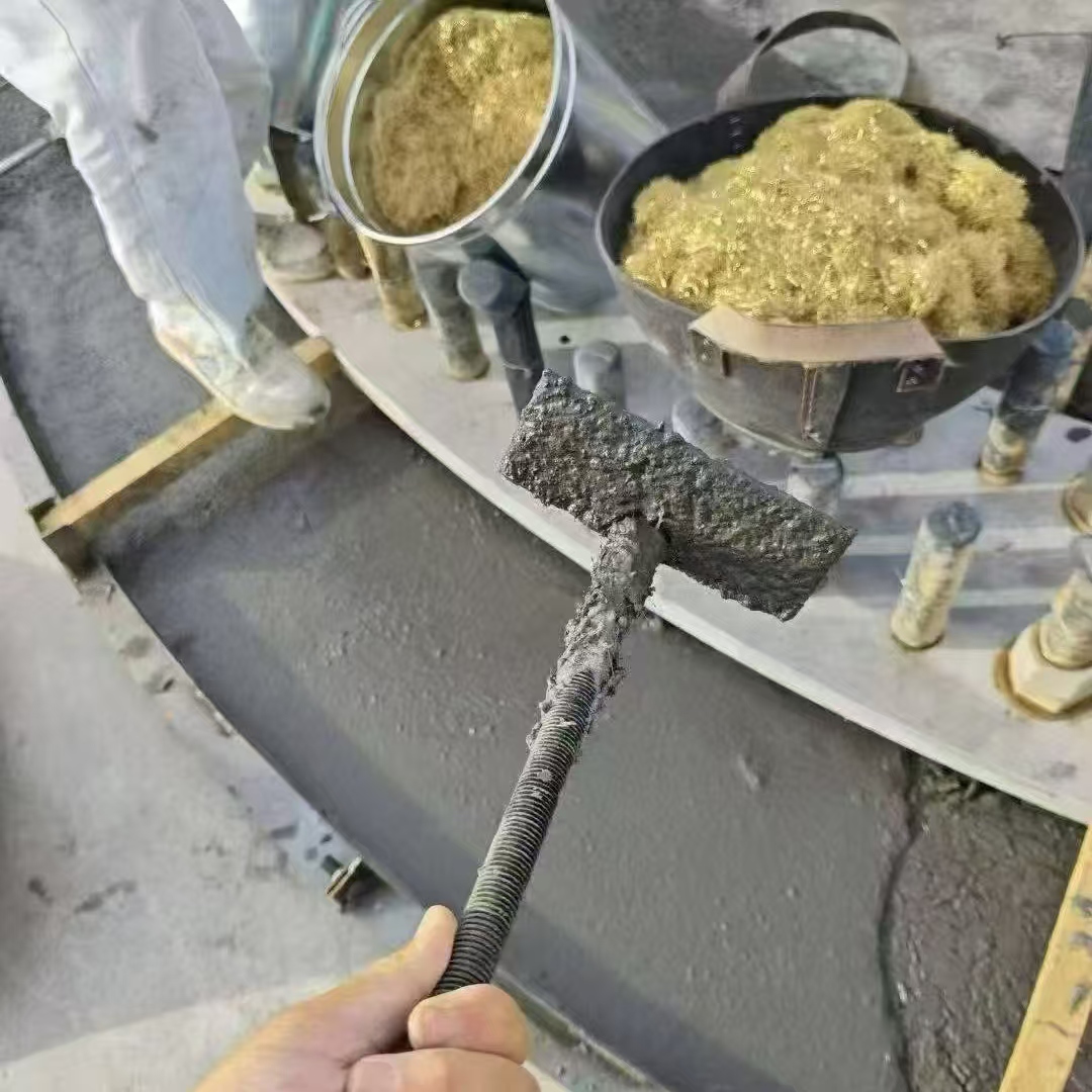 河津C120钢纤维高强无收灌浆料 轧机压缩机汽轮机发电机锻压设备底座灌浆材料